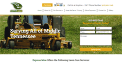 Desktop Screenshot of expressmow.net